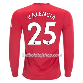 Manchester United Antonio Valencia 25 Hjemmebanetrøje 2019-20 L/S